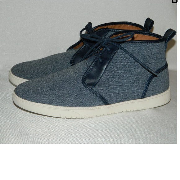 Express Other - Express Mens High Top Sneakers shoes Blue Size 10